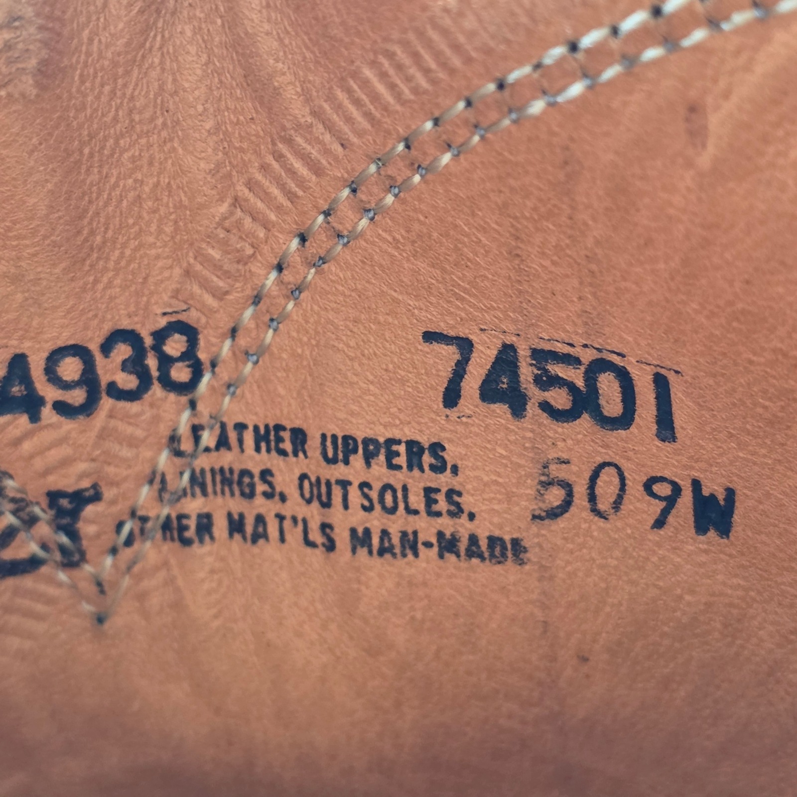 Vintage Wrangler Cowboy Boots Roper 6.5 M Blue Leather 4938 O'sullivan Cowgirl — image 8 of 8